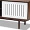 Baxton Studio Meike Two-Tone Walnut Brown and White Wood TV Stand 169-10747 - alternate 4